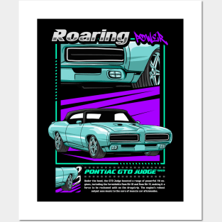 Vintage V8 Judge Car Posters and Art